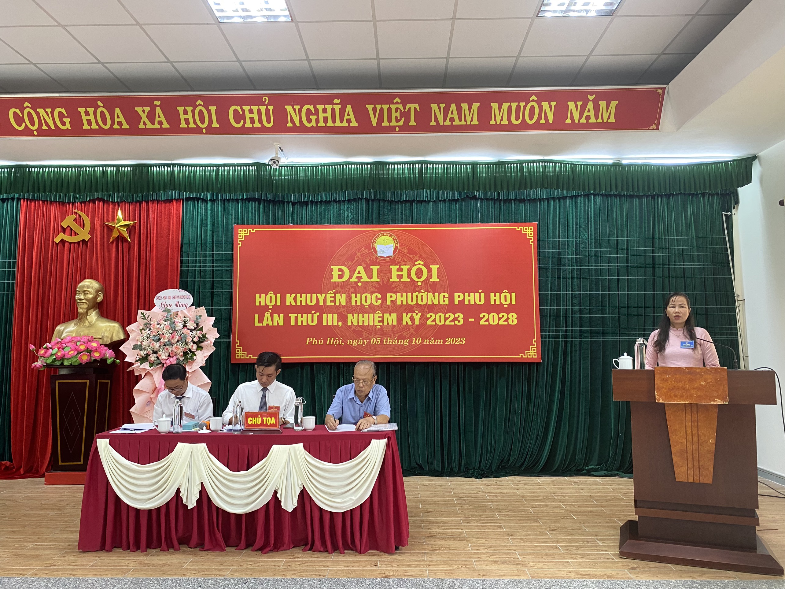 Phát biểu chỉ đạo của đ/c Nguyễn Thị Thanh Bình - Chủ tịch Hội Khuyến học thành phố
